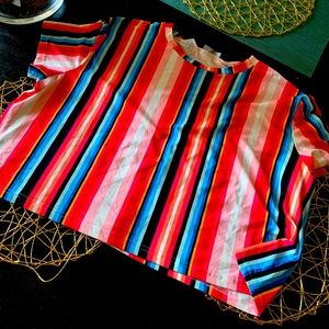 Plus sized crop shirt